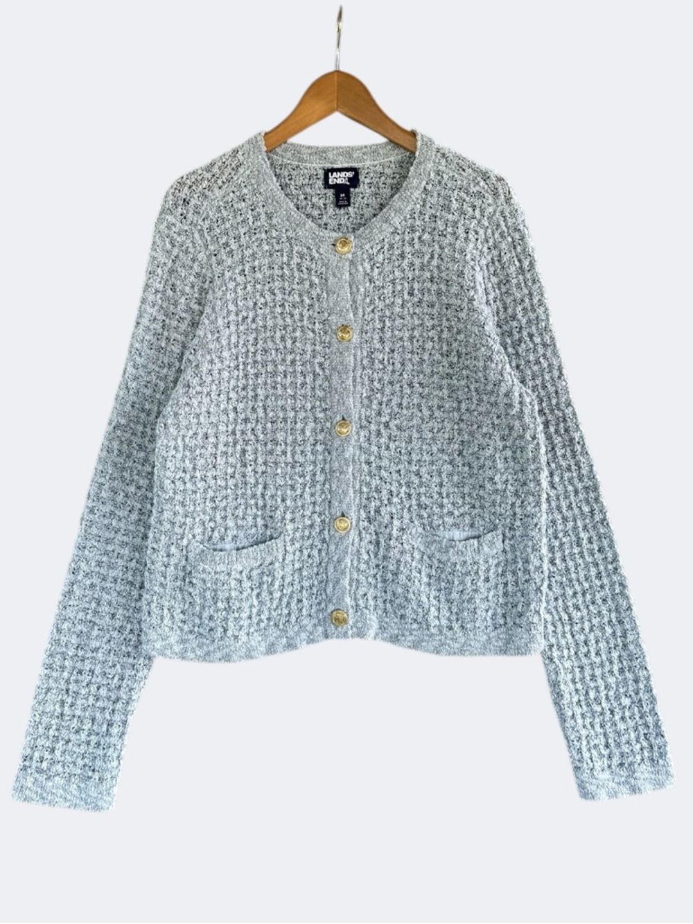 🎉5 for $45🎉 Lands end cardigan sweater size M 10/12